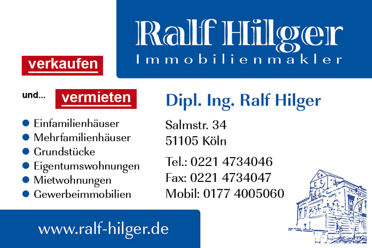 Immobilienmakler - Ralf Hilger Köln-Poll